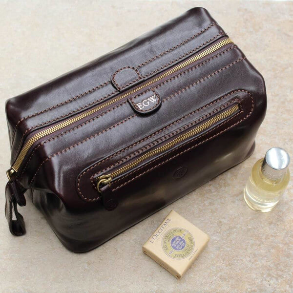 Leather Toiletry Bag - The Event Planet